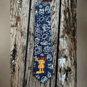 1978 Garfield Characters United Features Syndicate Balancine Hot Cakes Neck Tie